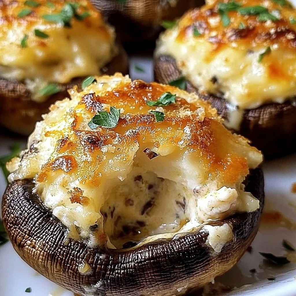 Cheesy Stuffed Mushrooms