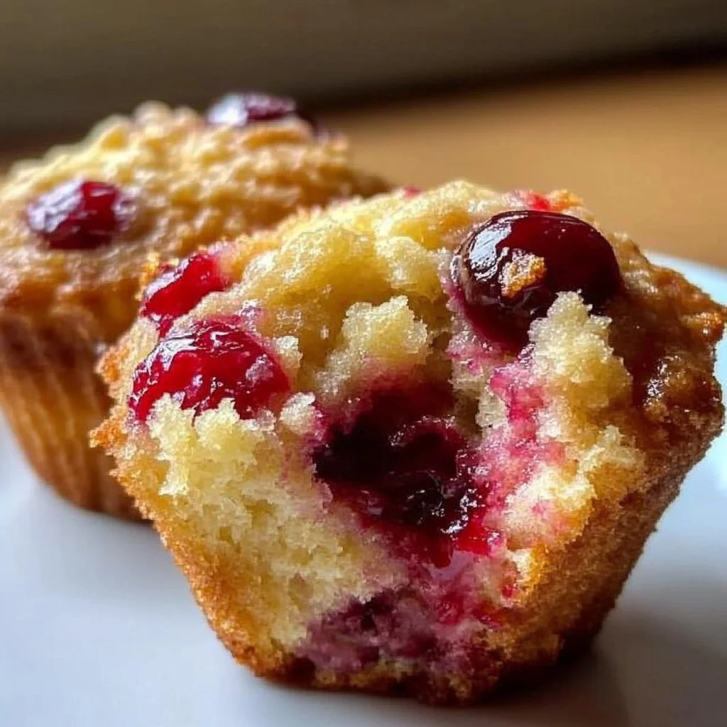 Cherry Cobbler Muffins