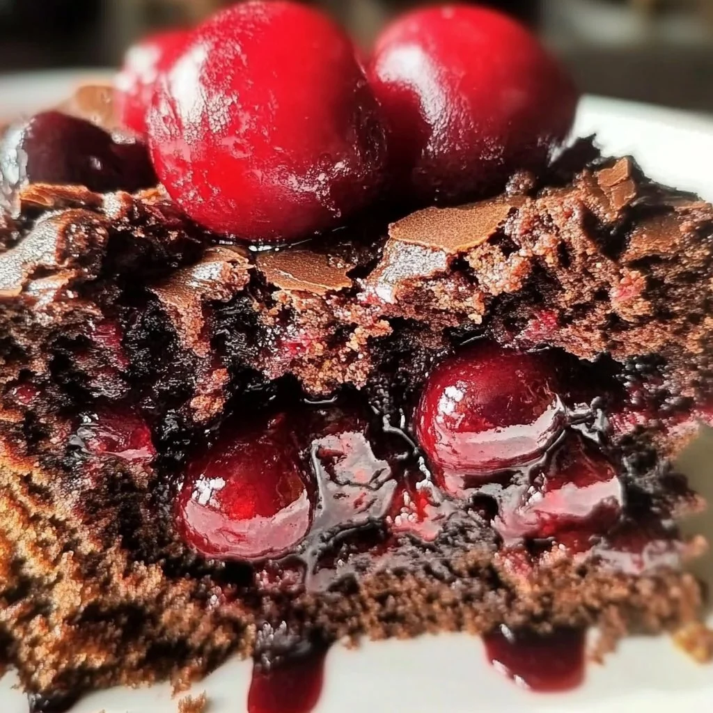 Chocolate Cherry Dump Cake