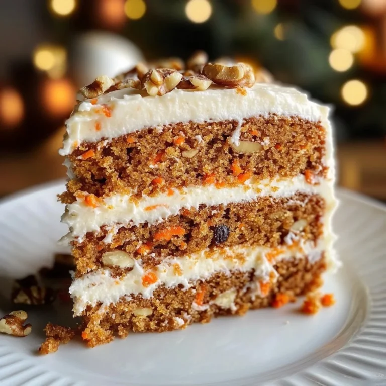 Christmas Carrot Cake
