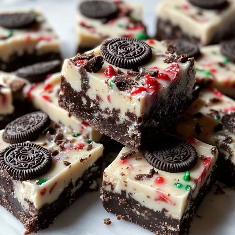 Christmas Oreo Fudge