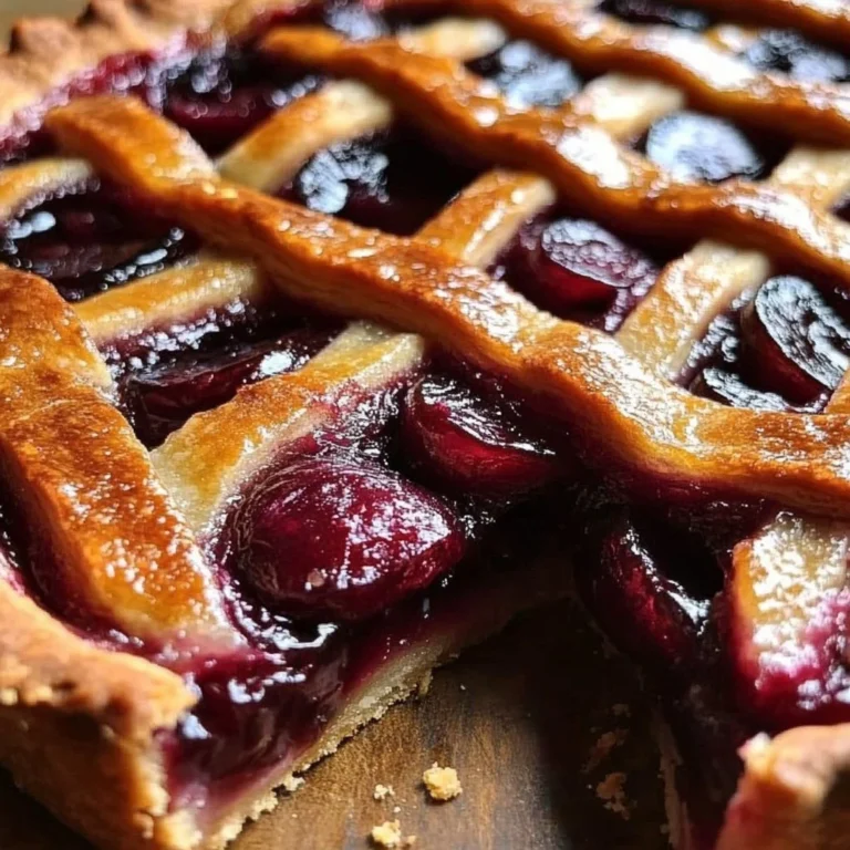 Christmas Plum Tart
