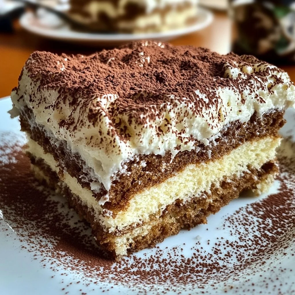 Christmas Tiramisu Cake