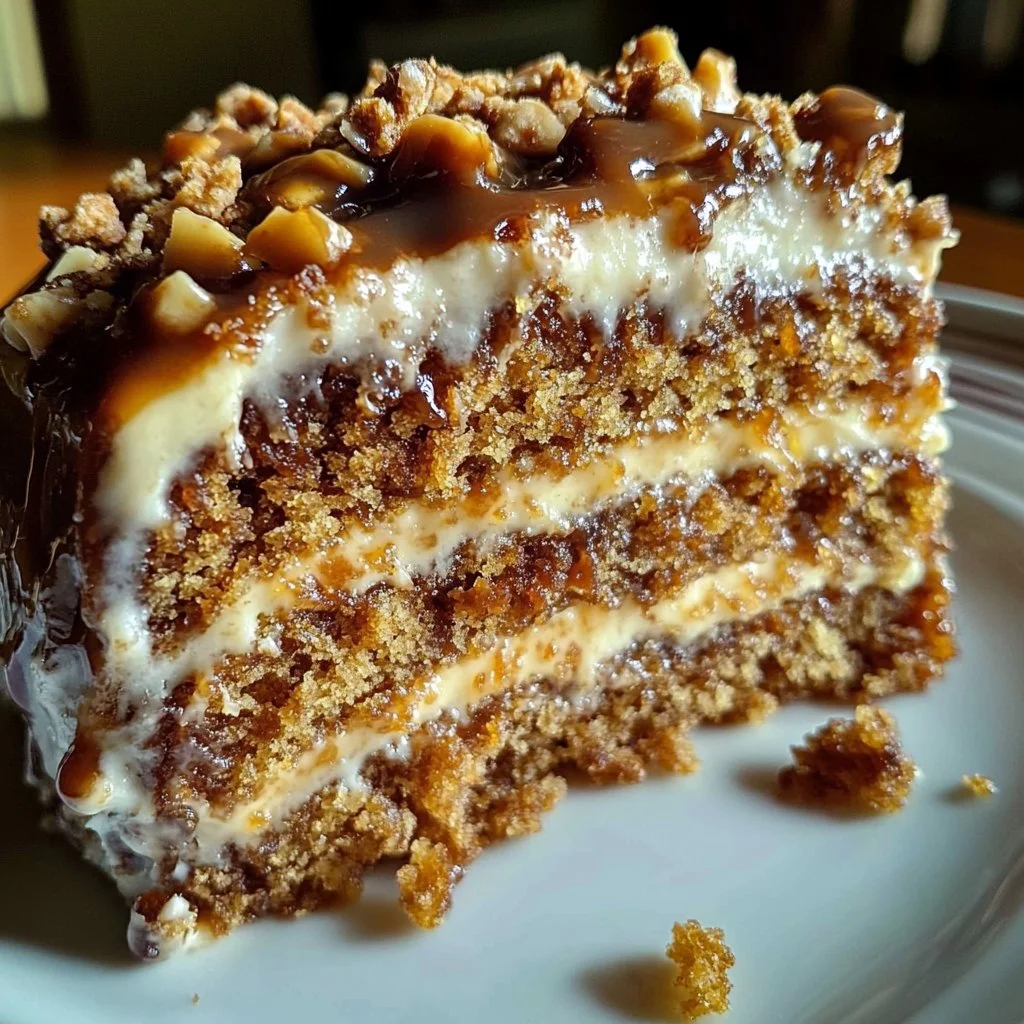 Christmas Toffee Crunch Cake