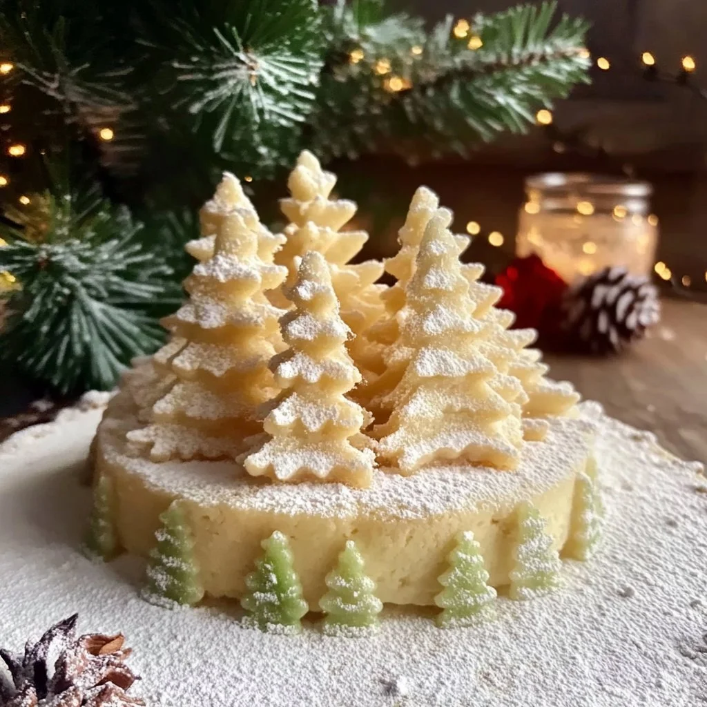Christmas Tree Shortbread Sticks