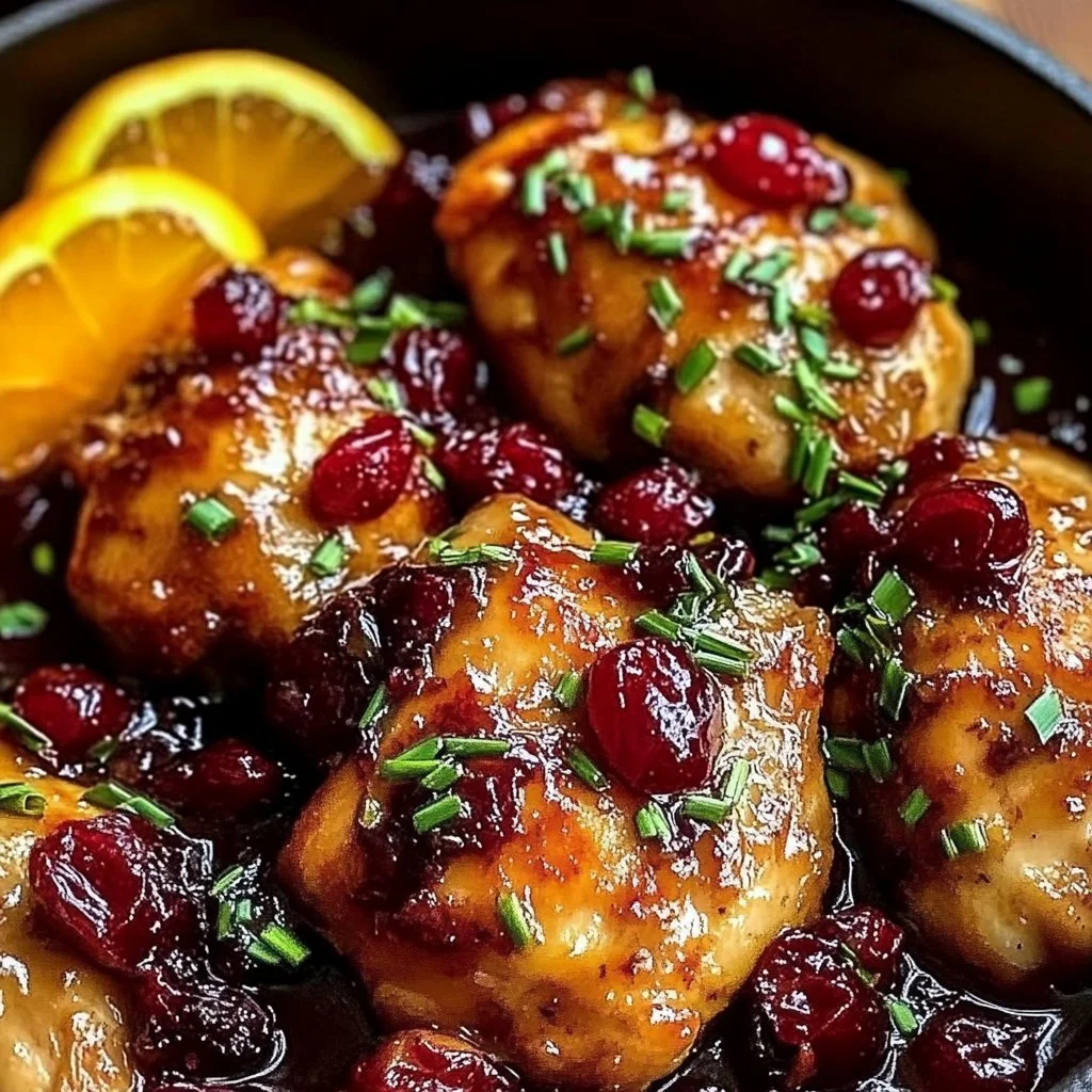 Cranberry Orange Chicken