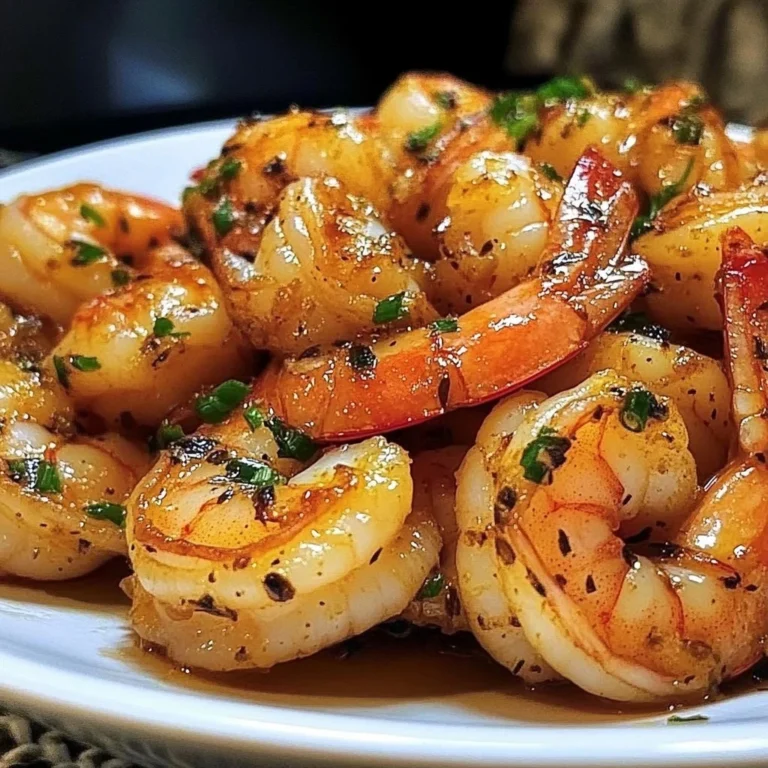 Delicious crispy garlic butter shrimp served on a plate.