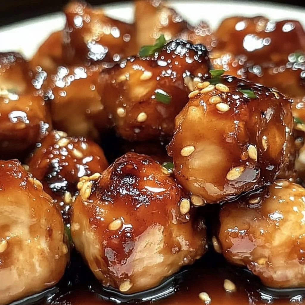 Honey Soy Glazed Chicken Bites