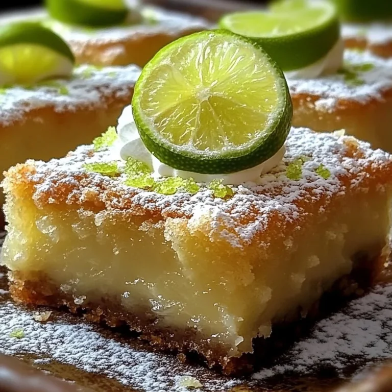 Margarita Lime Cake Bars