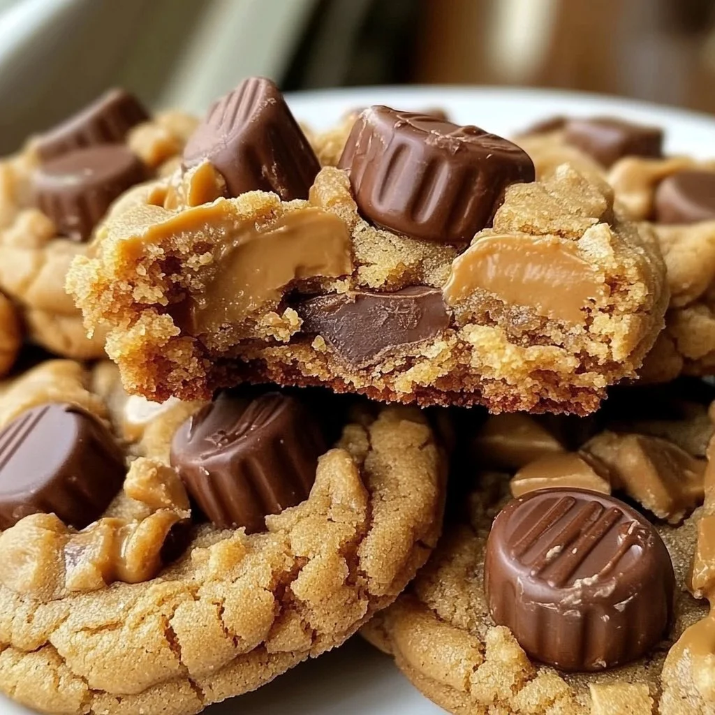 Triple Reese’s Peanut Butter Cookies