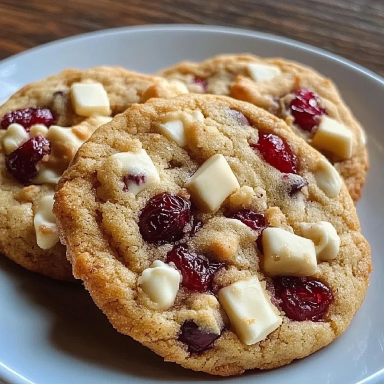 White Chocolate Cranberry Christmas Cookies