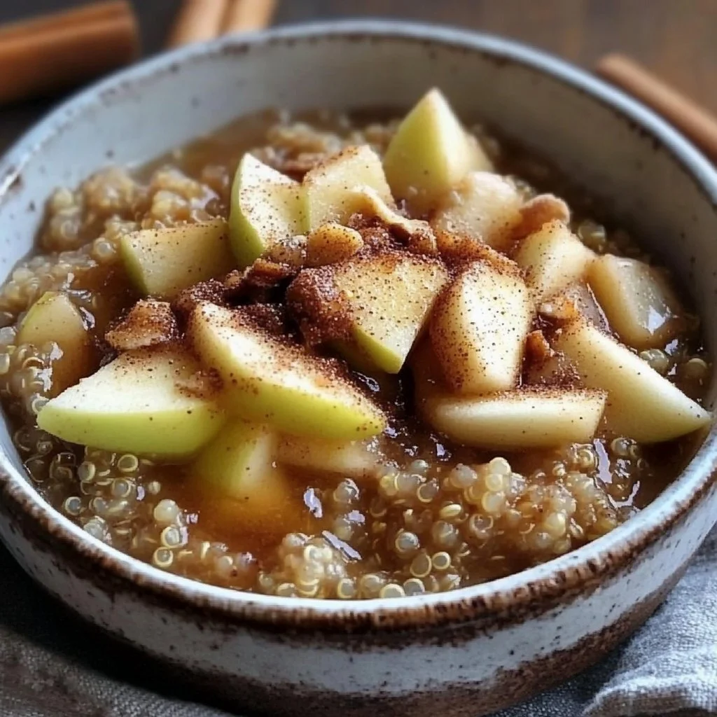 Apple Cinnamon Quinoa Porridge