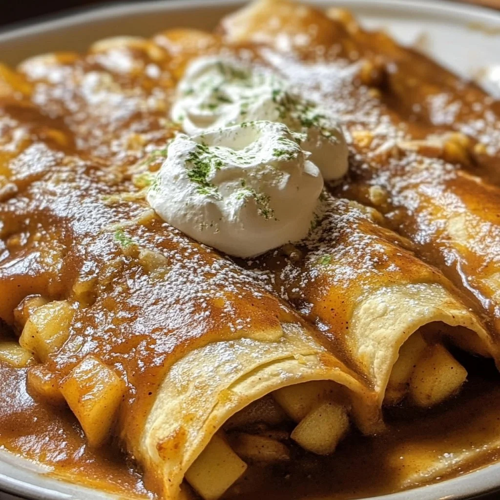 Apple Pie Enchiladas Bake