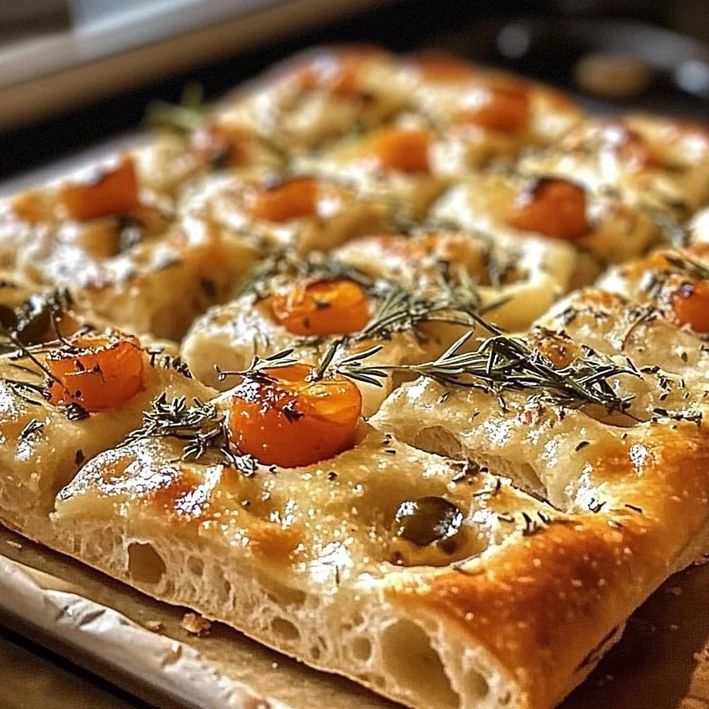Christmas Focaccia Bread