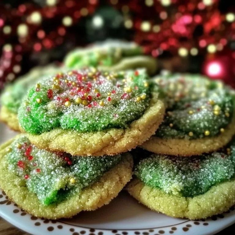 Grinch Sugar Cookies