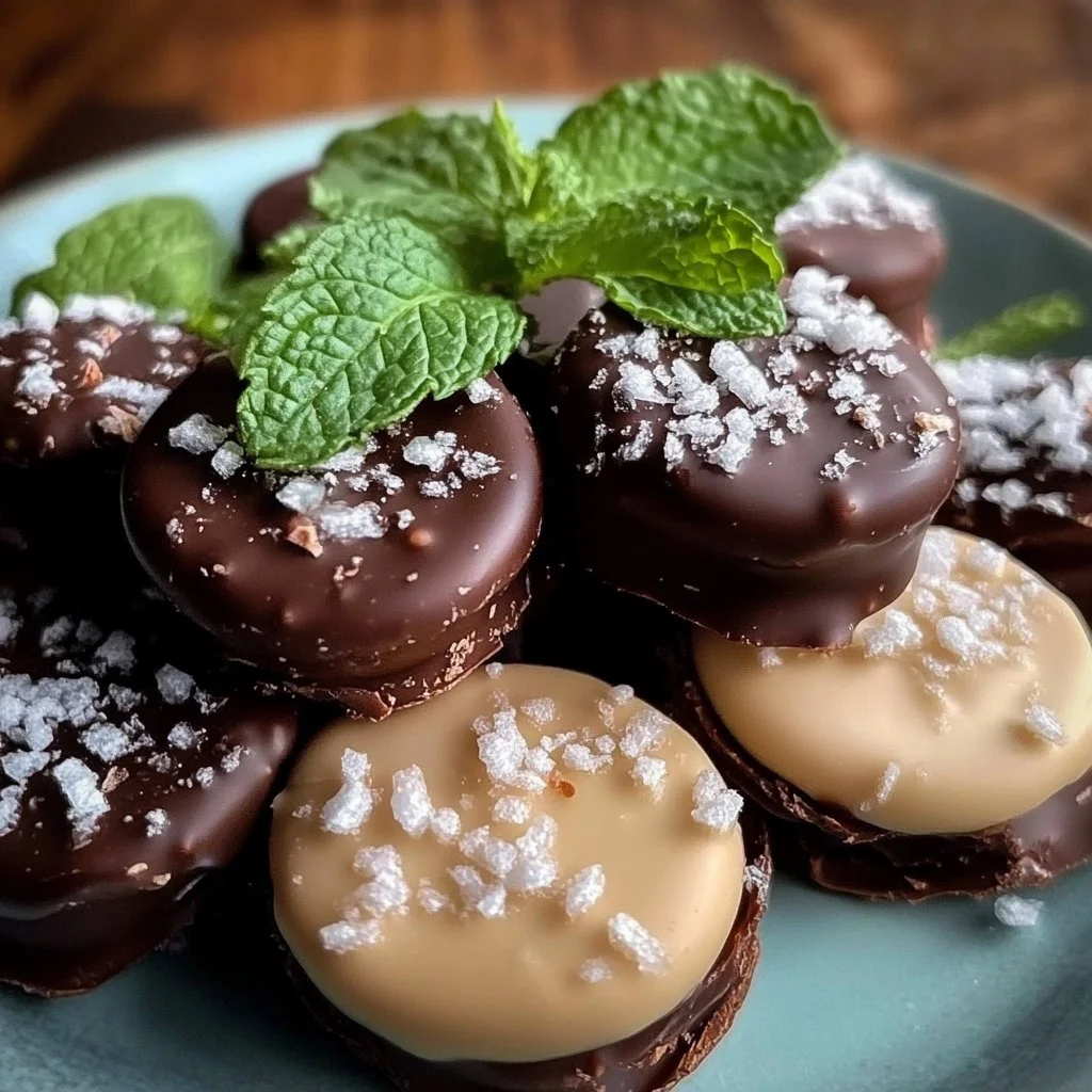 Homemade Andes Mint Chocolates