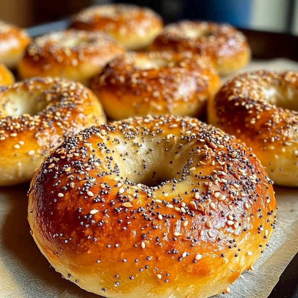 Homemade New York-style Bagels