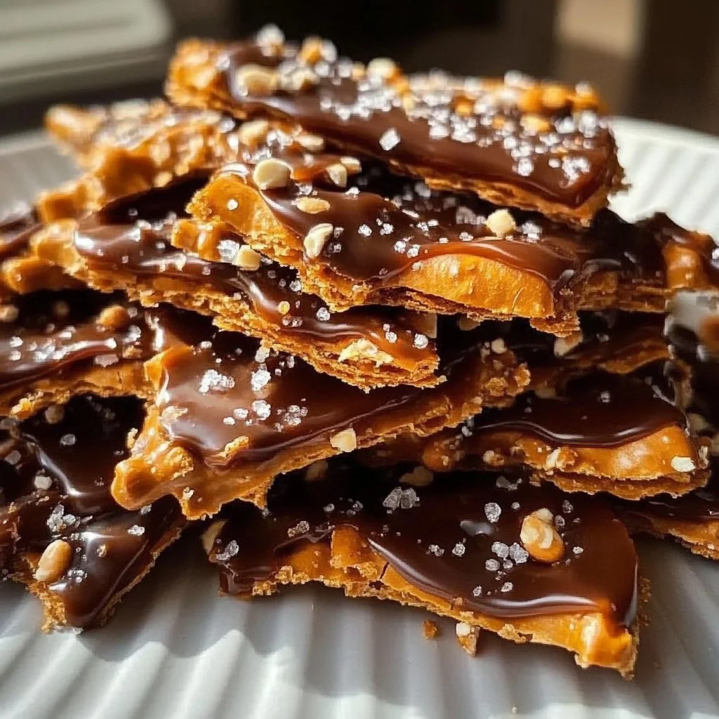 Caramel Pretzel Bark