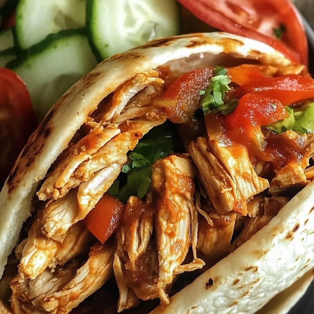 Slow Cooker Chicken Shawarma