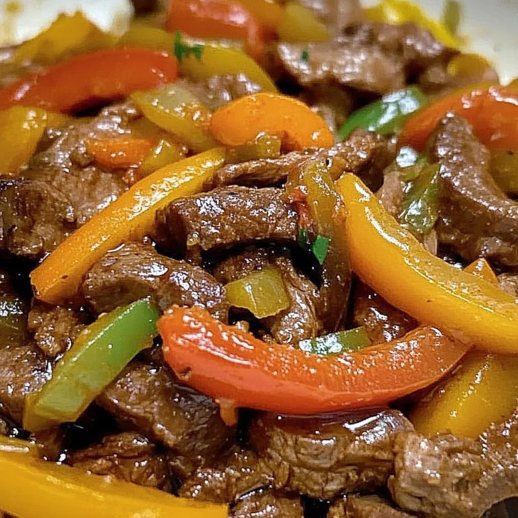 Slow Cooker Pepper Steak