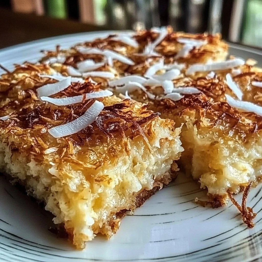 Sweet Coconut Cream Flapjacks