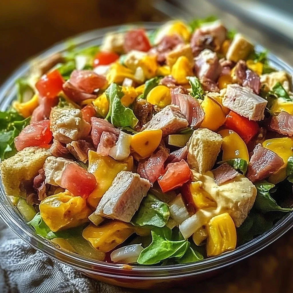 Delicious Sub in a Tub ready to serve with fresh ingredients and toppings