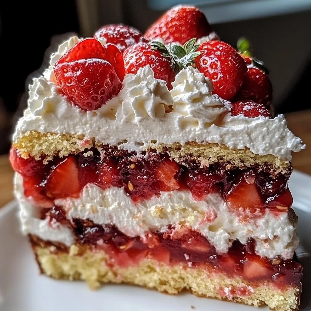Delicious Valentine's Day Lunchbox Cake decorated with heart shapes