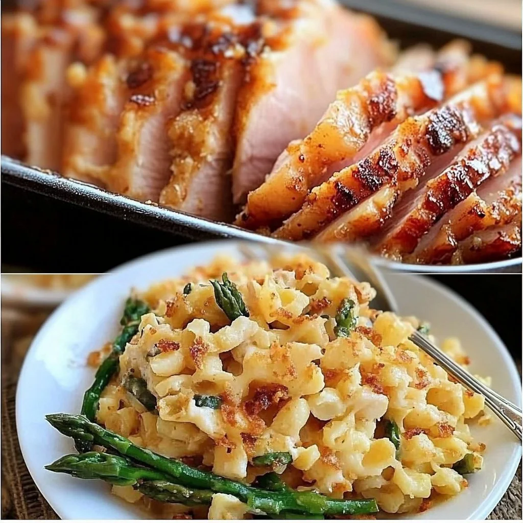 A variety of side dishes to serve alongside ham for a complete meal.