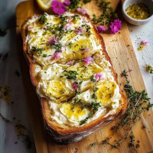 Delicious Butter Board with various toppings for a perfect appetizer