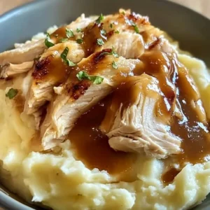 Delicious Chicken Mashed Potato Bowls with tender chicken and creamy potatoes
