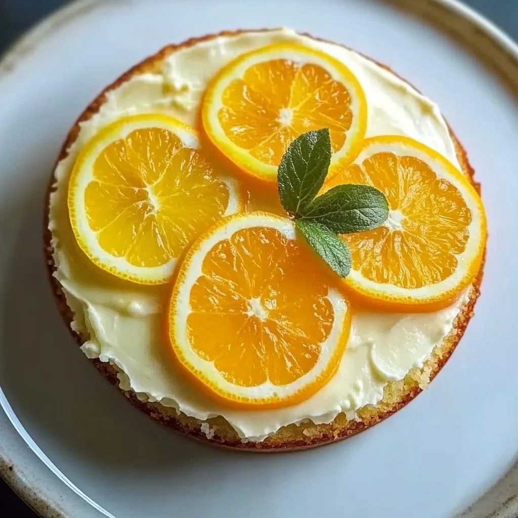 Deliciously moist Citrus Sour Cream Cake topped with citrus glaze