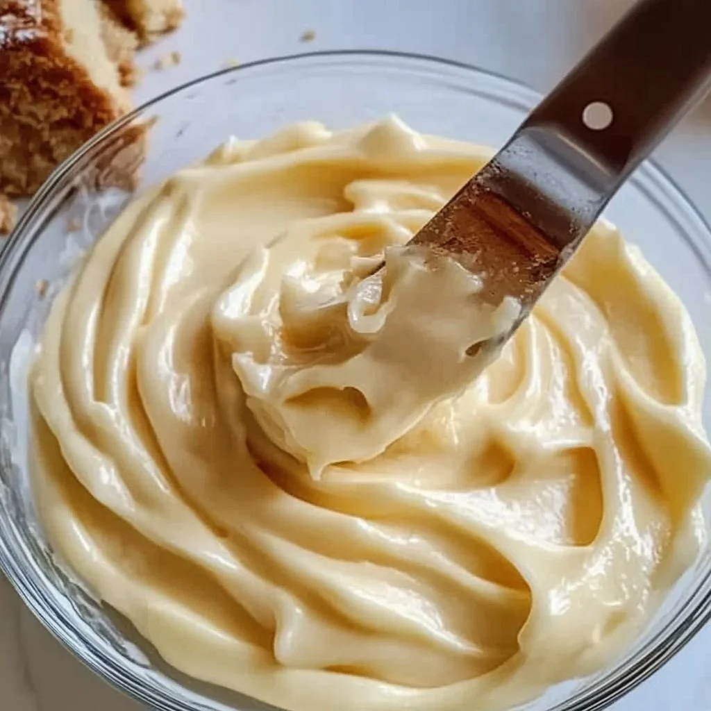 Delicious frangipane cream filling used in pastries and desserts.