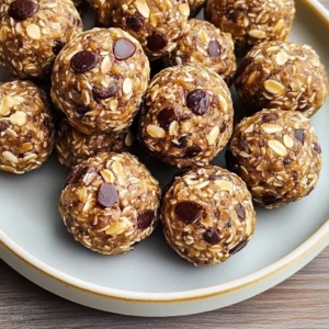 High protein flax seed balls packed with nutrients for a healthy snack.